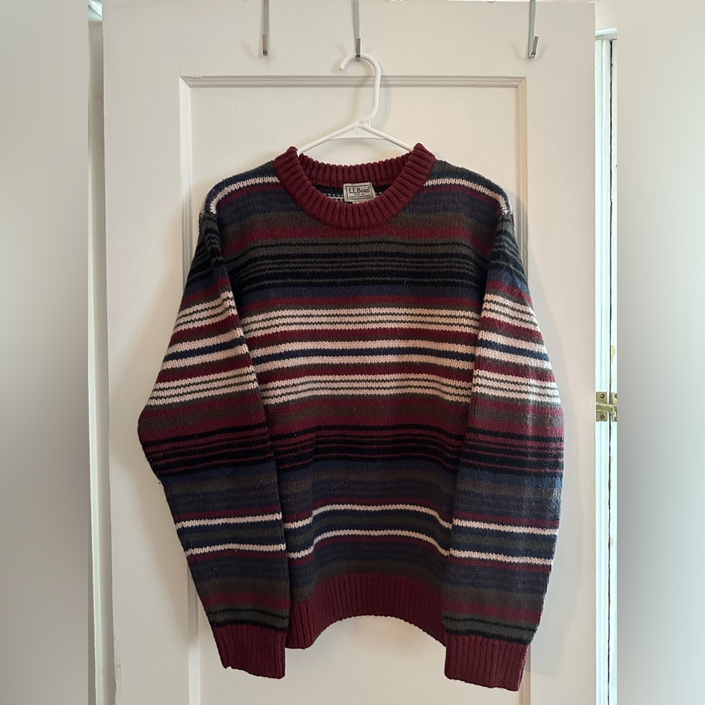 L.L. Bean striped sweater